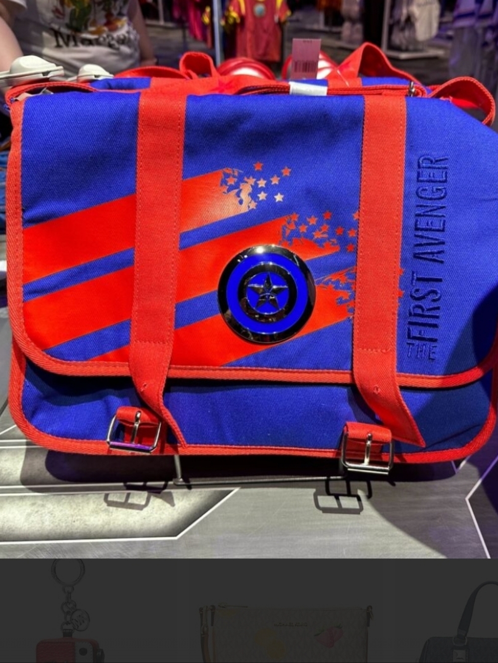 NWT The First Avenger’ Captain America Messenger Bag 
